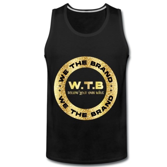 WeTheBrand Other - Men’s Premium Black Tank with Gold Glitter
